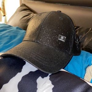 ARIAT black glitter hat
